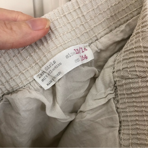 Zara girls lace lined skirt - Picture 6 of 7